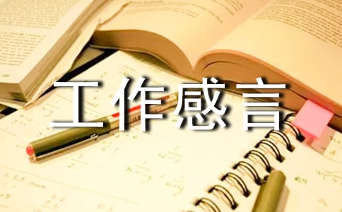 积极的工作感言语录
