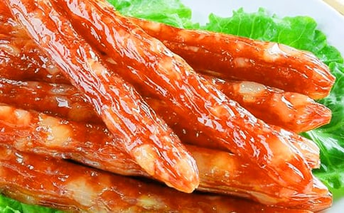 苦菊腊肠拌面的做法步骤