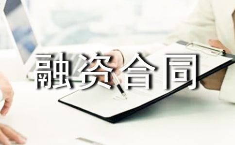 项目融资合同12篇
