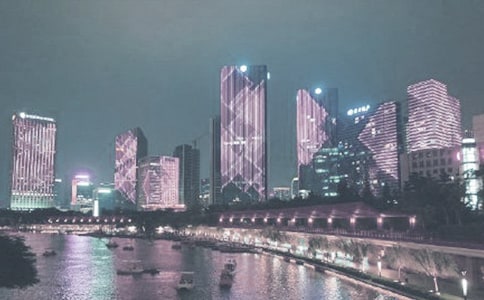 美丽的千灯湖作文