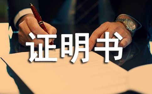 工资收入证明书
