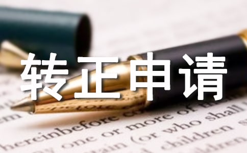 工作转正申请自我鉴定
